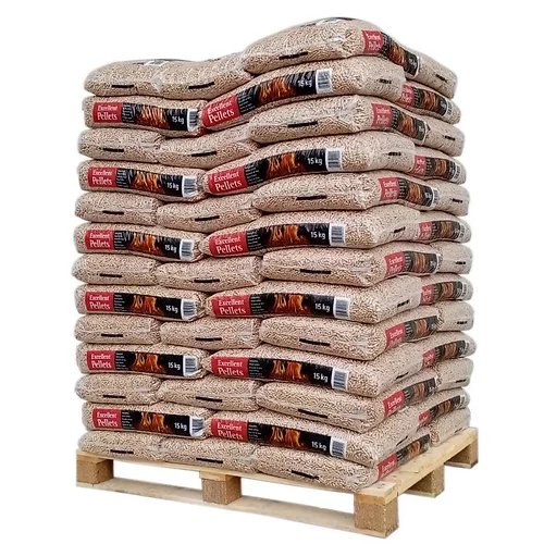 Excellent Pellets Holzpellets Nadelholz – Palette 975 kg (65 Säcke à 15 kg)
